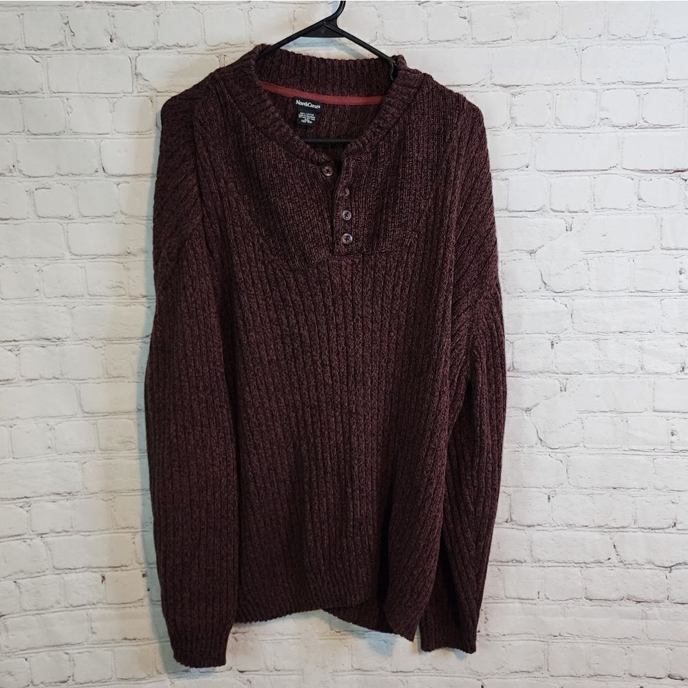 Men's Northcrest button-up sweater, size XXL